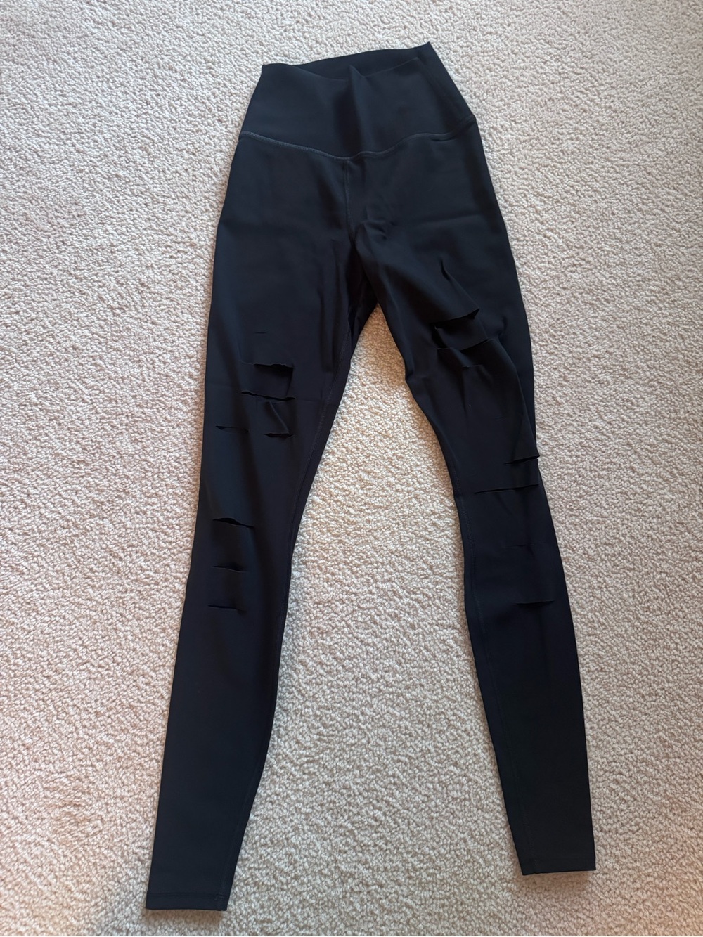 ALO distressed leggings